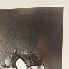 Looney Tunes,Buggs,Daffy, Selvester,Taz Playing Pool. 8×10” Black & White Poster