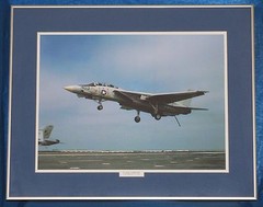MILITARY AIRCRAFT Framed Photographic Print F-14A TOMCAT 23″ x 18″