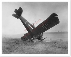 WW1 German CL.IIIa Airplane Brought Down In Argonne Silver Halide Photo
