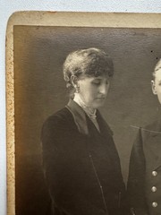 Antique Elliott & Fry London Royalty Cabinet Card Mary & Victor de Mauny