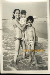Summer days by the sea 1; DIN A 4, black and white, studio: no details
