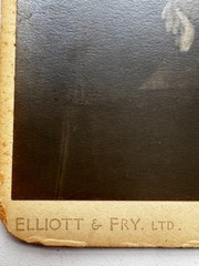Antique Elliott & Fry London Royalty Cabinet Card Mary & Victor de Mauny