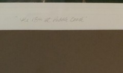 Joann Dost – “The 18th At Pebble Beach” Lithograph – 1998 – #190/995, Signed