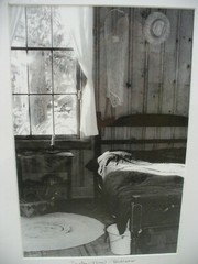MATTED PHOTOGRAPHY Dudley Farm – Bedroom B&W By Larry Santucci 2005 16×20