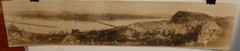 OLD GLORY FLIES FROM EHRENBREITSTEIN FORTRESS RHINE GERMANY 1919 PHOTOGRAPH