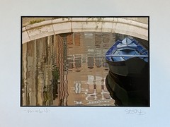 Travel Photography – Gondola In Venice Canal Print