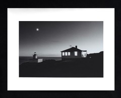 Moonrise over Cape D’Or Lighthouse, Bay of Fundy, Nova Scotia 11×14 FB Fine #2/2