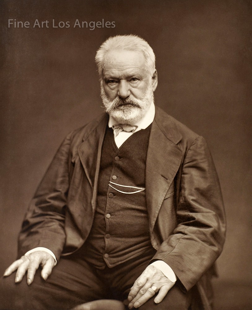 Victor Hugo, Etienne Carjat Photo -1876, writer «Les Miserables»