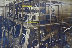 Antique Photo MAN Nuremberg Steam Engine 1916 Industrial Construction Engineering