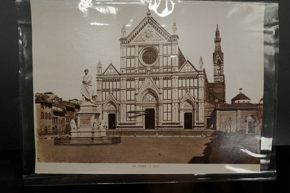 Photo Album Italy View Florence Tuscany Church Santa Groce Monument Building