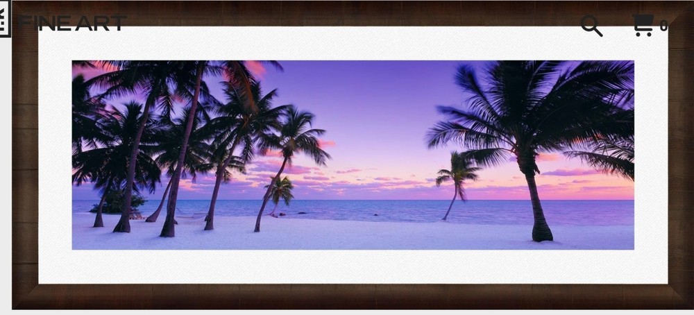 Peter Lik Coastal Breeze Limited Edition 150cm Pearl Framed Photograph COA
