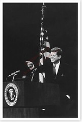 President John F. Kennedy 1962 Press Conference 8 X 12 Silver Halide Photo