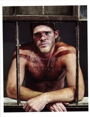 11 X 8.5 Alan Lyon Original Male Photo gay interest (9) Canon broken window 2