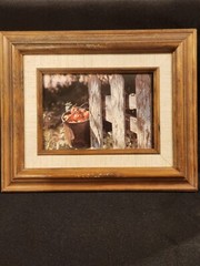Set of 2 Art Gore Prints in Wooden Frames