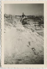 Z1568 Photo 1950s Artistic Nude Pretty Woman Women Beach Nude Nude