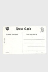 Vintage Patriotic Post Card Woman and A Soldier