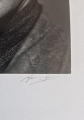 Singed Ansel Adams Rare Portrait Photograph of fellow Douglas Whiteside
