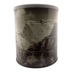 Vintage Ansel Adams ‘Winter Morning» Yosemite Valley Calif Hills Bros Coffee Can