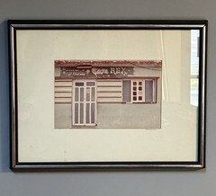 MCM Refrescos Casa Rex Photograph Signed Original Black & Silver Frame & Poem