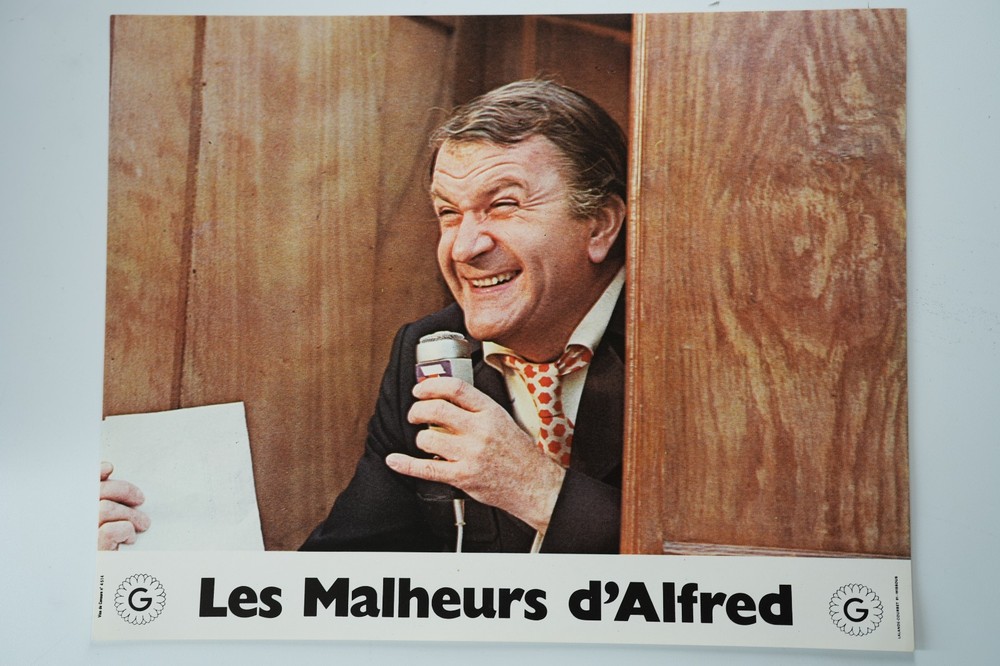 Photo Cinema Lobby Cards The Misfortunes Of Alfred 21X28Cm 1970 Pierre Mondy