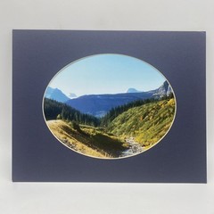 Matted Forest Mountain Landscape Photo Print 11 X 14 Wall Art Gallery Decor
