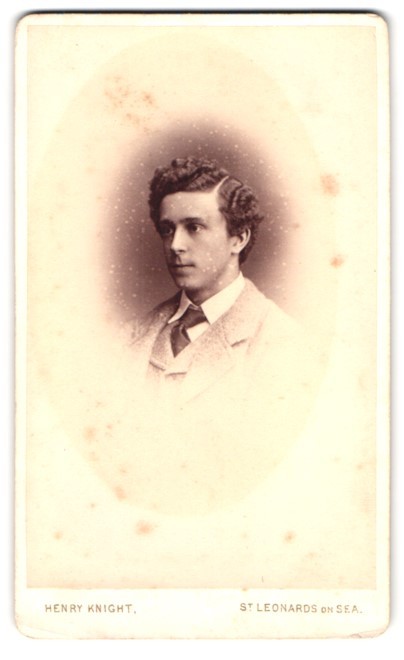 Photograph Henry Knight, St Leonards on Sea, Portrait Young Man in Suit with