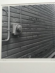 BRUCE BLUM SIGNED B&W Photo Print (14″X 14 «)-«Alley Left»