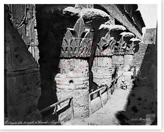 Capitals Of The Portico At The Temple Of Khnum Esna Egypt Silver Halide Photo