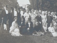 Orig.1910-20s Photograph Cambridge Celebration of Historical Monical’s Victorian