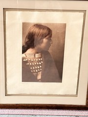 Framed Edward Curtis Arikara Girl C 1908 Christopher Cordozo