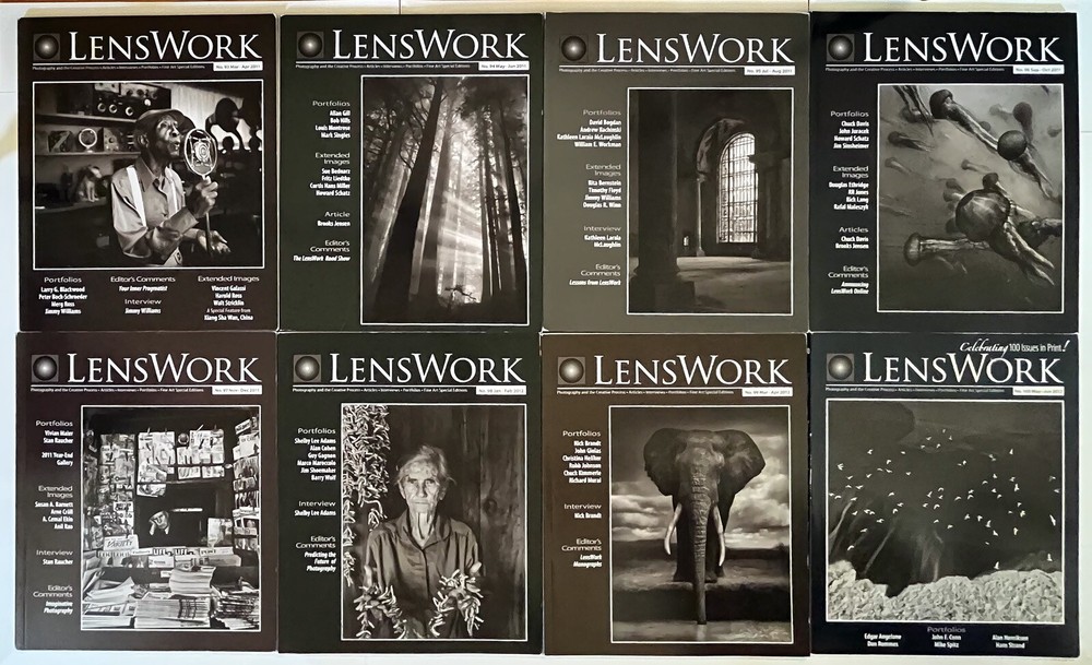 Lot 8 LensWork Magazines 93-100 (2011-2012)-Photography & the Creative Process