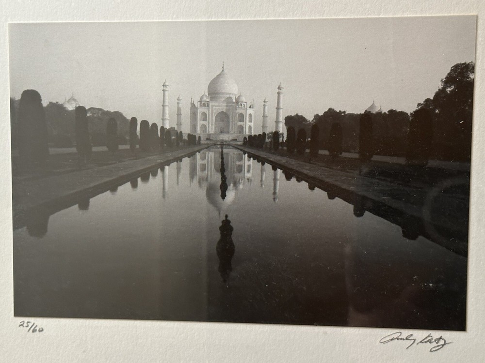 Andy Katz Taj Mahal Silver Gelatin Print B&W Photograph Signed 25/60
