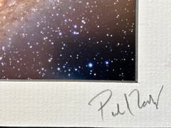 Paul Tankersley Andromeda Galaxy hand signed and numbered photo matted to 5″ x7″