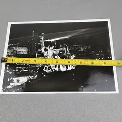 Blue Thunder Movie Still Photo 1983 Helicopter Night Cityscape Black & White
