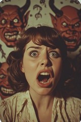 5 ~ 4X6 Glossy HORROR Fine Art ‘ SCREAM QUEEN ‘ Photo FANTASY Set ! 211359088
