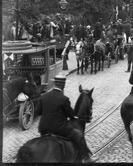 STEREO GLASS NEGATIVE, MAINZ am RHEIN, French flags, classic cars, uniforms, rar