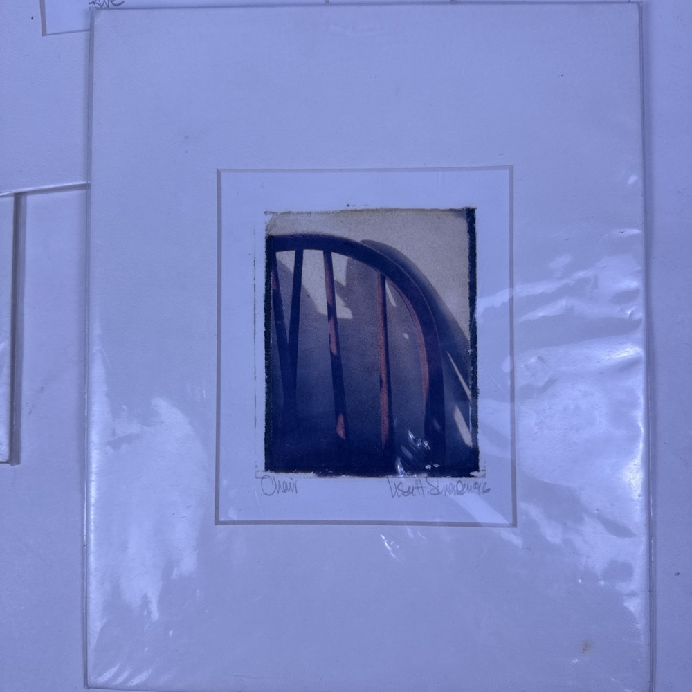 Lisa H Sorensen “Chair” 1996 Signed Original Photograph Matted 10×8.25