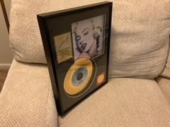 MARYLIN MONROE Y HEAT WAVE DISK 24K ART. PHOTOGRAPHS