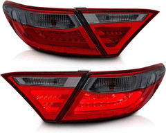 Red Smoke LED Parking Light Bar LED Brake Tail Lights Pair for 2015-2016 Toyota