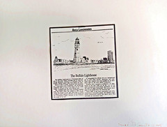 Photograph of Buffalo Lighthouse – TOTAL SIZE11″X14″, PHOTO SIZE 8″X11″ SIGNED