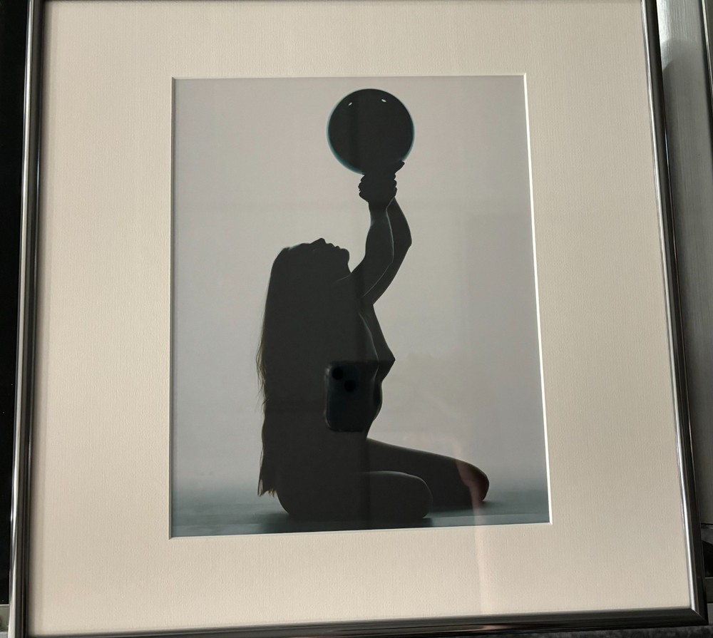 Silhouette of Sherry #16 Framed Photograph by Dr. Douglas H. Smith 1999