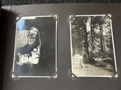 old photo album civilian with defects, civilian, /132
