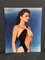 Large Photo Mannequin Curiosa Swimsuit 1990 Young Woman