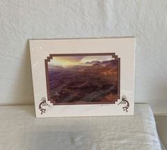 JAMES THOMSON SIGNED PRINT PHOTO GRAND CANYON SUNSTREAK S. RIM 10″x 8″ MATTED