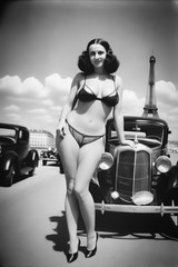 LOT 20x 4×6 Pinup- Woman Model Femal Risqué Lot 21-40 FREE SHIPPING WORLDWIDE