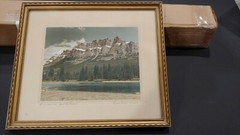 Alfred Blyth original Photo of Banff Park Alberta Pencil signed and titled