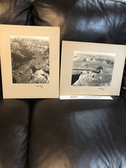 2 RARE SIGNED ORIGINAL Black & White PHOTOs BY ERNEST CARTER