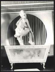 Photograph Unknown Photographer and Place Nude Woman Standing with Foam Cover Nude