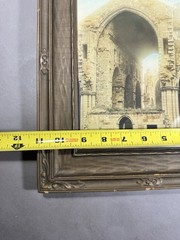 GEORGE B. PETTY Hand Colored PHOTOGRAPH Melrose Abbey Scotland Photo