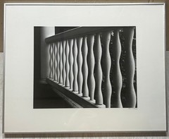 Original 1975 HOWARD BOND ‘Porch Railing’ ABSTRACT Modernist SIGNED Photograph